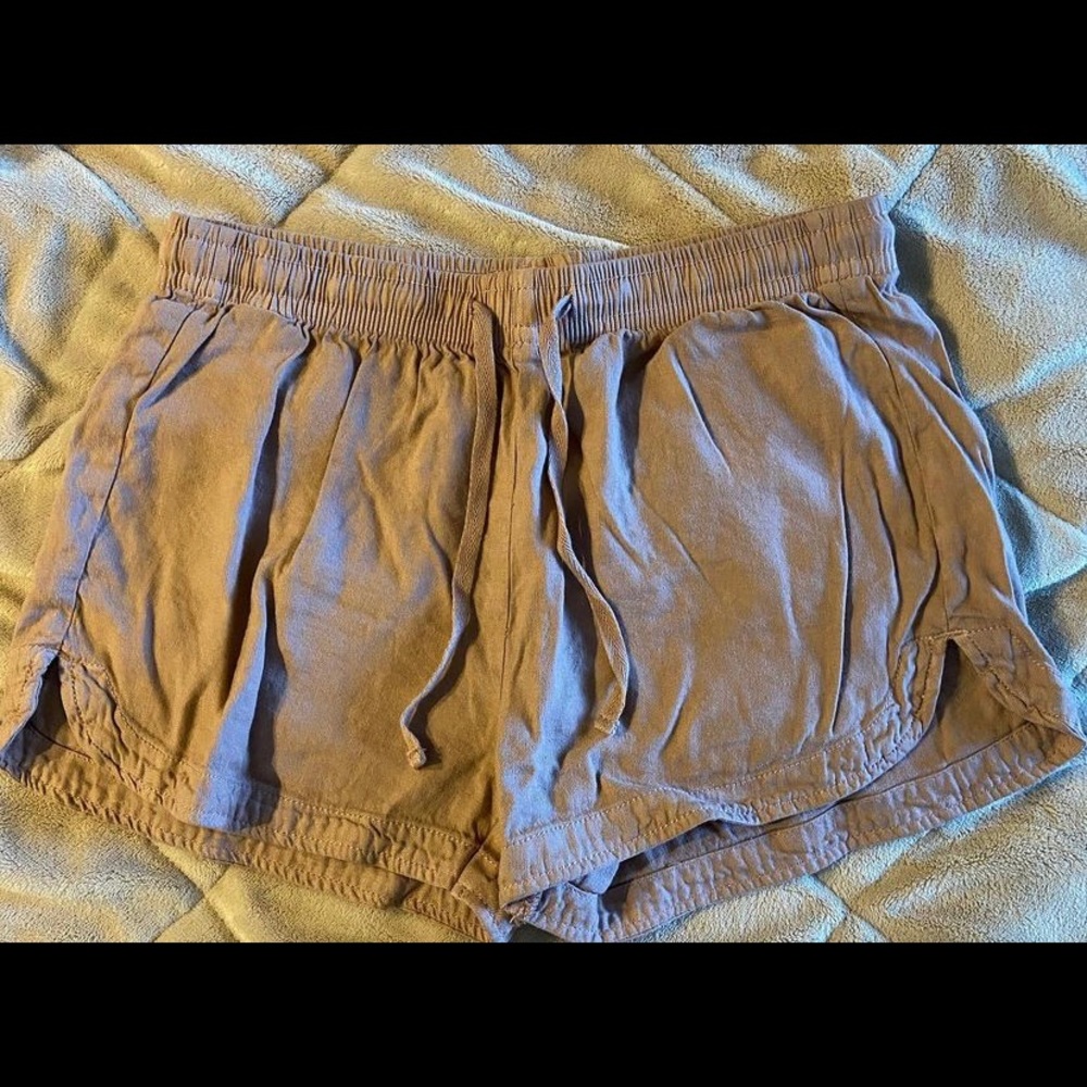 NWOT American Eagle Hi-Waisted Linen Shorts